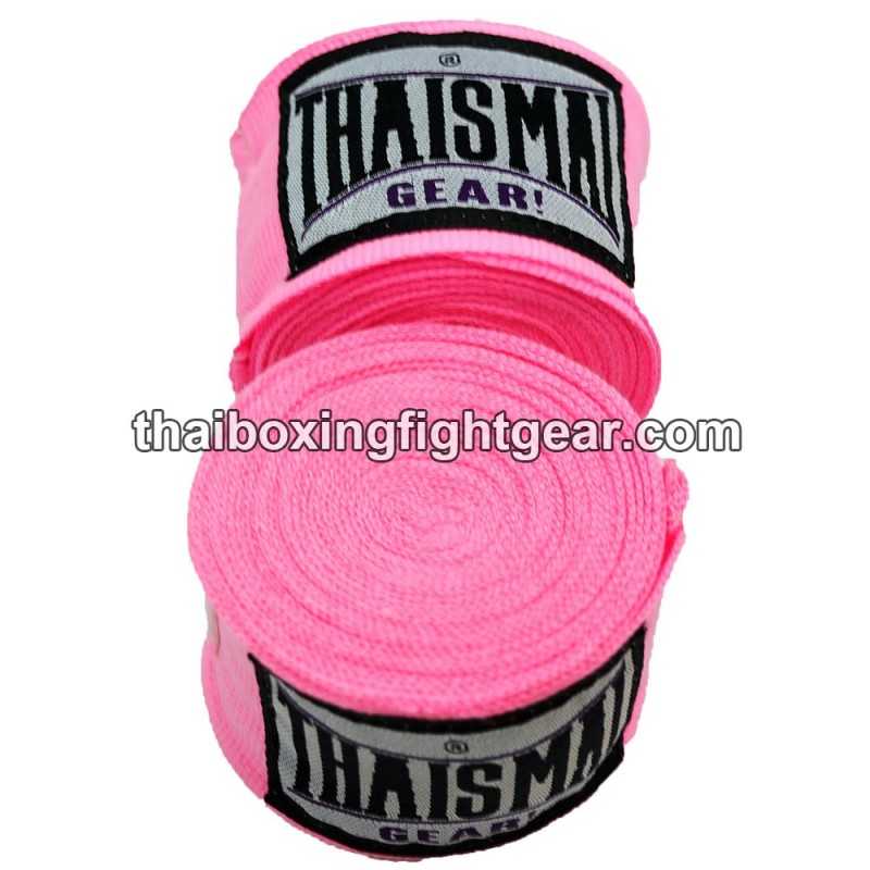 Thaismai Boxing Muay Thai handwraps HW7003 cotton 4.5M Pink