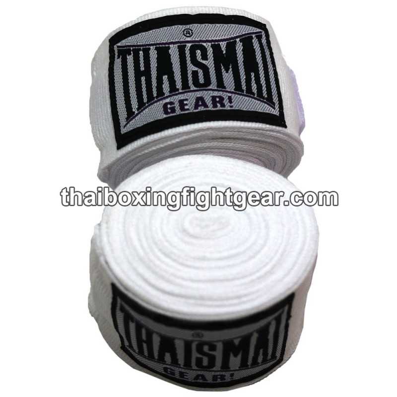 Thaismai Boxing Muay Thai handwraps HW7003 cotton 4.5M White