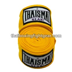 Thaismai Boxing Muay Thai handwraps HW7003 cotton 4.5M Yellow