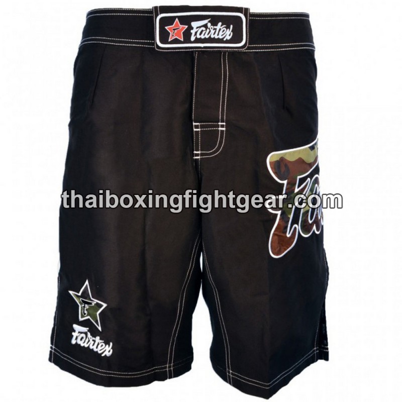 Fairtex MMA Short Black / Camo | MMA Shorts