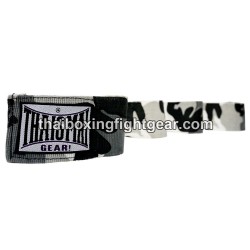 Thaismai Boxing Muay Thai handwraps HW7003 cotton 4.5M Fancy "Camo" Gray