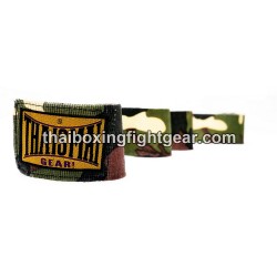 Thaismai Boxing Muay Thai handwraps HW7003 cotton 4.5M Fancy "Camo" Green