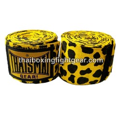Thaismai Boxing Muay Thai handwraps HW7003 cotton 4.5M Fancy "Leopard"