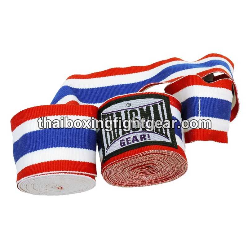 Thaismai Boxing Muay Thai handwraps HW7003 cotton 4.5M Fancy "Thaiflag"