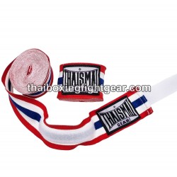 Thaismai Boxing Muay Thai handwraps HW7003 cotton 4.5M Fancy "Thaiflag"