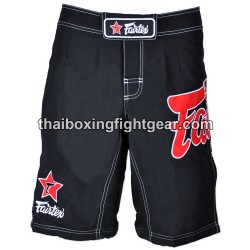 Fairtex MMA Shorts Black / Red | MMA Shorts