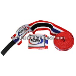Fairtex HW2  Handwraps  Muay Thai / Boxing 180" Thai Flag | Hand Wraps