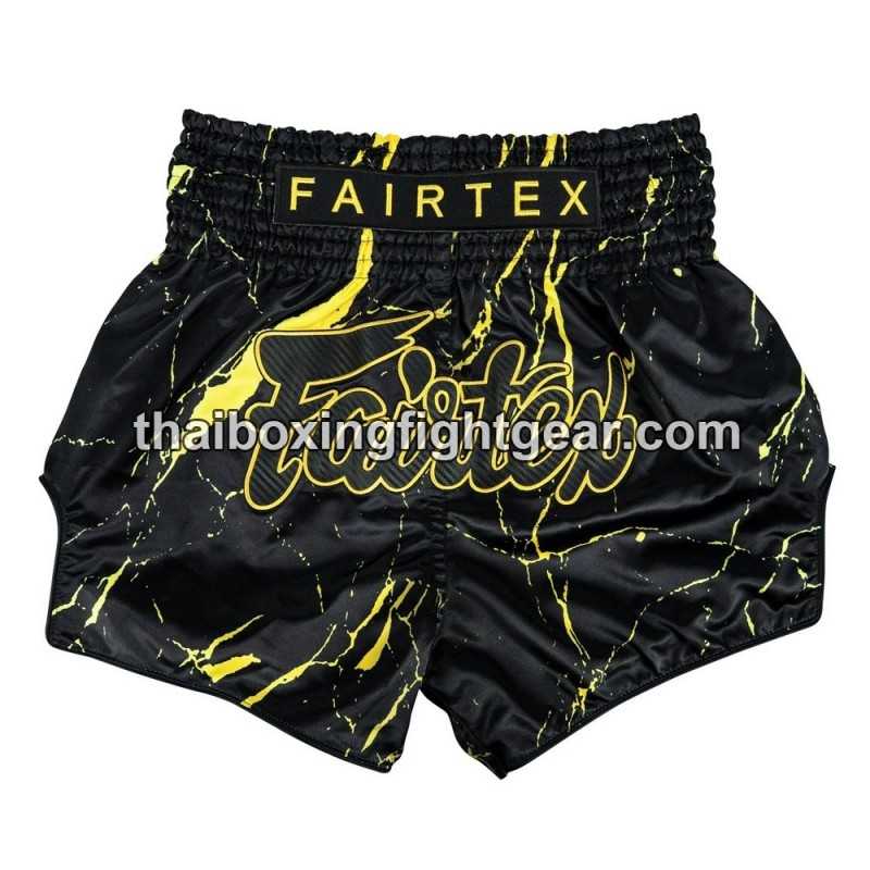Fairtex Muay Thai Boxing Shorts "BS1947 Black Marble"
